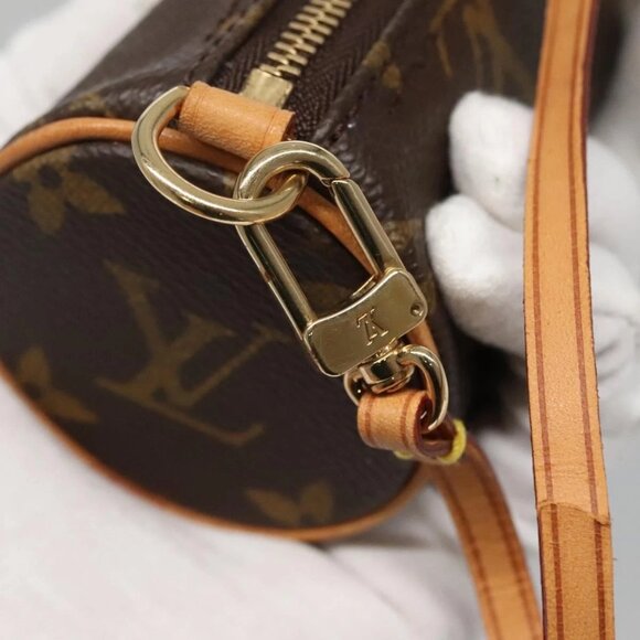 LOUIS VUITTON Monogram Papillon Pouch LV Auth BA5066 - Picture 10 of 16